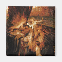 Lament for Icarus by Herbert Draper Fridge Magnet