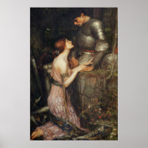 Lamia and the Soldier - John William Waterhouse Posters