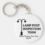 Lamp Post Inspection Team Keychain