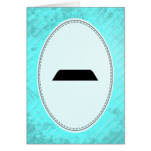 Lampshade Moustache Greeting Cards
