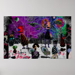 Land of The Broken Hearted Human Pine Cone Robots Poster