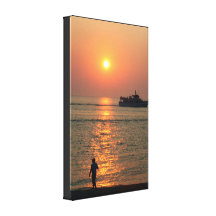 Land & Sea Wrapped Canvas Gallery Wrap Canvas
