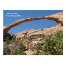Landscape Arch, Arches National Park Post Card