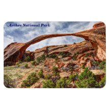 Landscape Arch - Arches National Park - Utah Rectangle Magnets