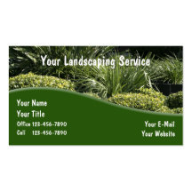 Landscaping Business Cards Fixed