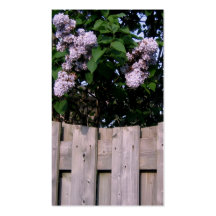 Landscaping / Lawn Care Lilacs Business Card