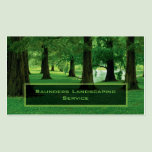 Landscaping or Lawn Care Service Company business cards