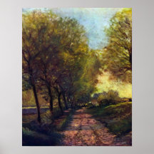 Lane near a small Town by Alfred Sisley Print