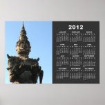 Lao Giant Demon ... Buddha Park, Vientiane, Laos Poster