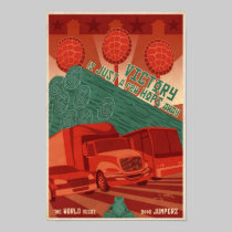 Large - Arcade game propaganda poster posters