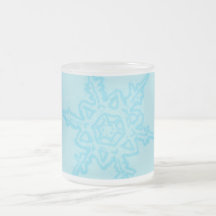 Large Christmas Snowflake Coffee Mug