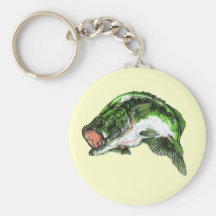 Large mouth Bass Key Chain