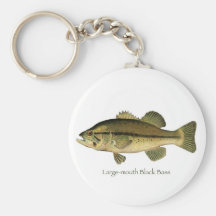 Large-mouth Black Bass Keychain