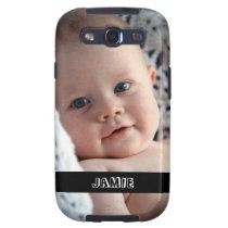 Large photo personalise your own black band casemate cases