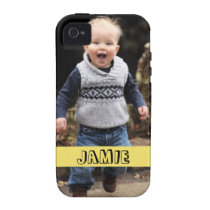 Large photo personalise your own yellow band casemate cases