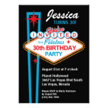 Las Vegas 30th Birthday Party Invitation