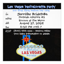 Las Vegas Bachelorette Final Fling Custom Announcement
