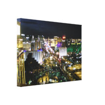 Las Vegas Boulevard Strip View Gallery Wrap Canvas