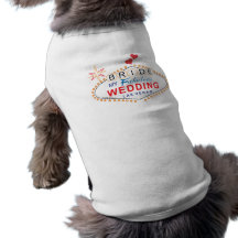 Las Vegas Bride Dog T Shirt