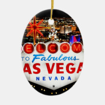 Las Vegas Gifts Christmas Tree Ornaments