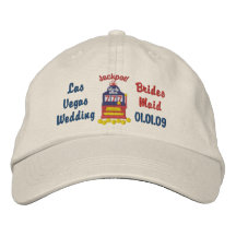Las Vegas Jackpot - Brides Maid Embroidered Baseball Caps