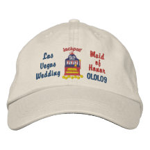 Las Vegas Jackpot - Brides Maid Embroidered Hats