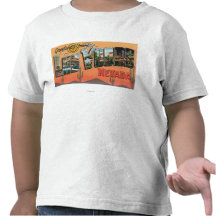 Las Vegas, Nevada - Large Letter Scenes T-shirt