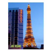 Las Vegas Nightfall Postcard