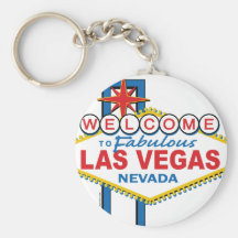 Las Vegas Retro Sign Keychains