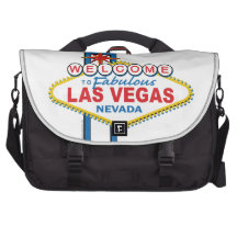 Las Vegas Retro Sign Laptop Commuter Bag
