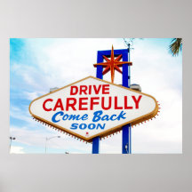 Las Vegas Sign-backside Posters