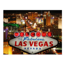 Las Vegas Strip Postcard