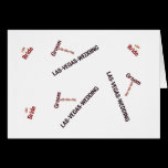 Las Vegas Wedding Card cards