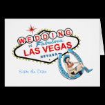 Las Vegas Western Style Wedding Card cards