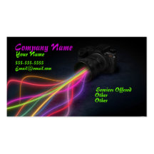 Laser Light Business Card