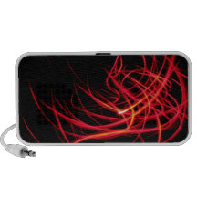 Laser Red Doodle iPhone Speaker