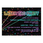 Laser Tag Birthday Party Invitation