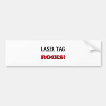 Laser Tag Rocks Bumper Sticker