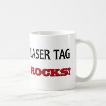 Laser Tag Rocks Coffee Mugs