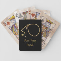 Lasso Rope - Funny Cute Western Playing Cards