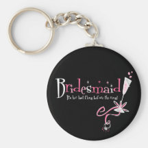 Last Fling Bridesmaid Key Chains