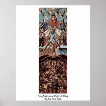 Last Judgement Diptych Wing By Jan Van Eyck Print