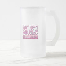 last night single bachelorette wedding party funny coffee mug
