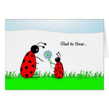 Last Round of Chemo Congratulations Card-Lady Bugs
