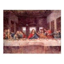 Last Supper by Leonardo da Vinci, Renaissance Art Postcard