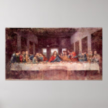 Last Supper by Leonardo da Vinci, Renaissance Art Poster