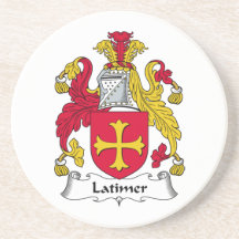 Latimer Family Crest Coasters