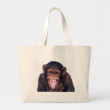 Laughing Monkey Tote Bag