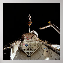 Launch of LAGEOS II from Shuttle Columbia (STS-52) Print