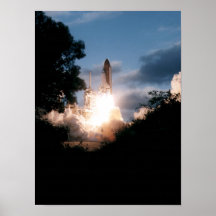 Launch of Space Shuttle Atlantis (STS-74) Posters